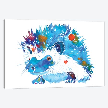 Hedgehog Canvas Print #JLY99} by Jo Lynch Canvas Artwork