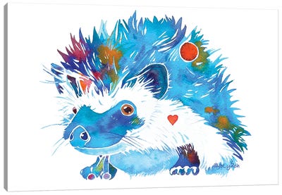 Hedgehog Canvas Art Print - Jo Lynch