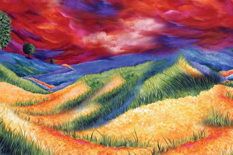 Fire Sky by Juleez wall art