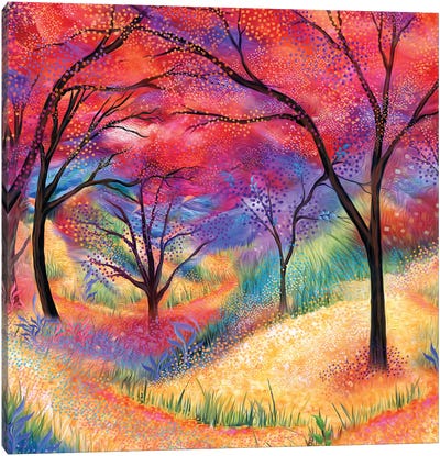 Sparkle Park Canvas Art Print - Life in Technicolor