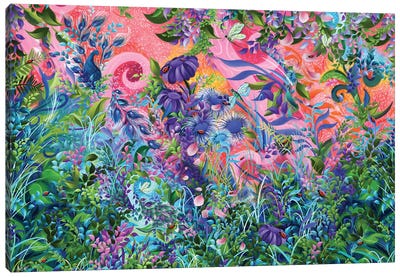 Garden Fantasy Canvas Art Print - Juleez