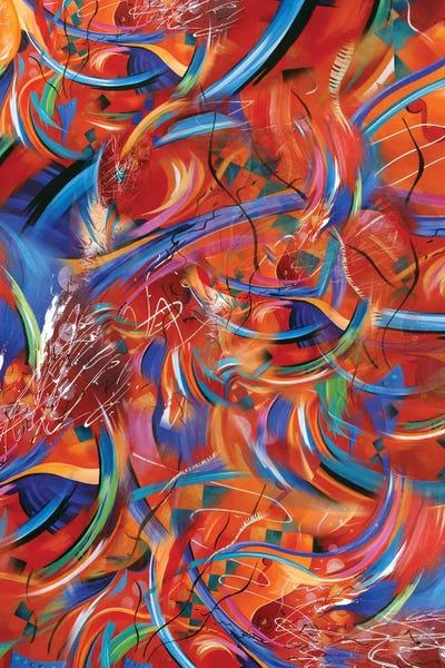 Color Fantasy by Juleez canvas print