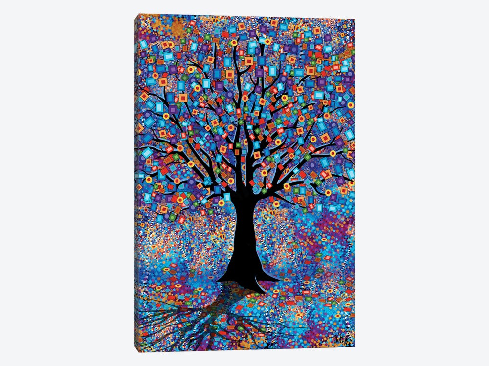 Carnival Tree L 1-piece Canvas Print