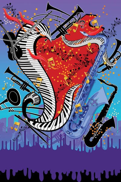 Violins: Blue Jazz Music by Juleez