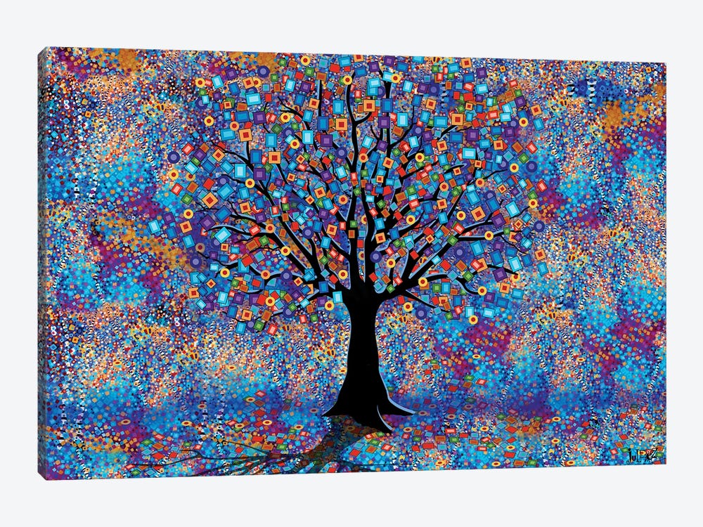 Carnival Tree by Juleez 1-piece Canvas Art Print