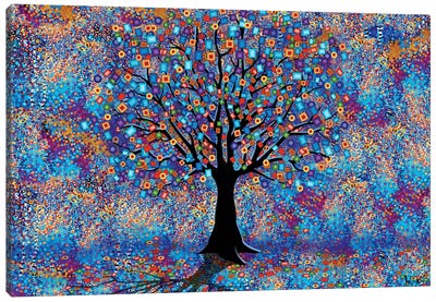 Carnival Tree Canvas Art Print