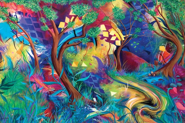 Psychedelic Dreamscapes: Wonderland by Juleez