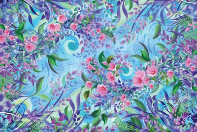 Lavender Flowers by Juleez canvas print