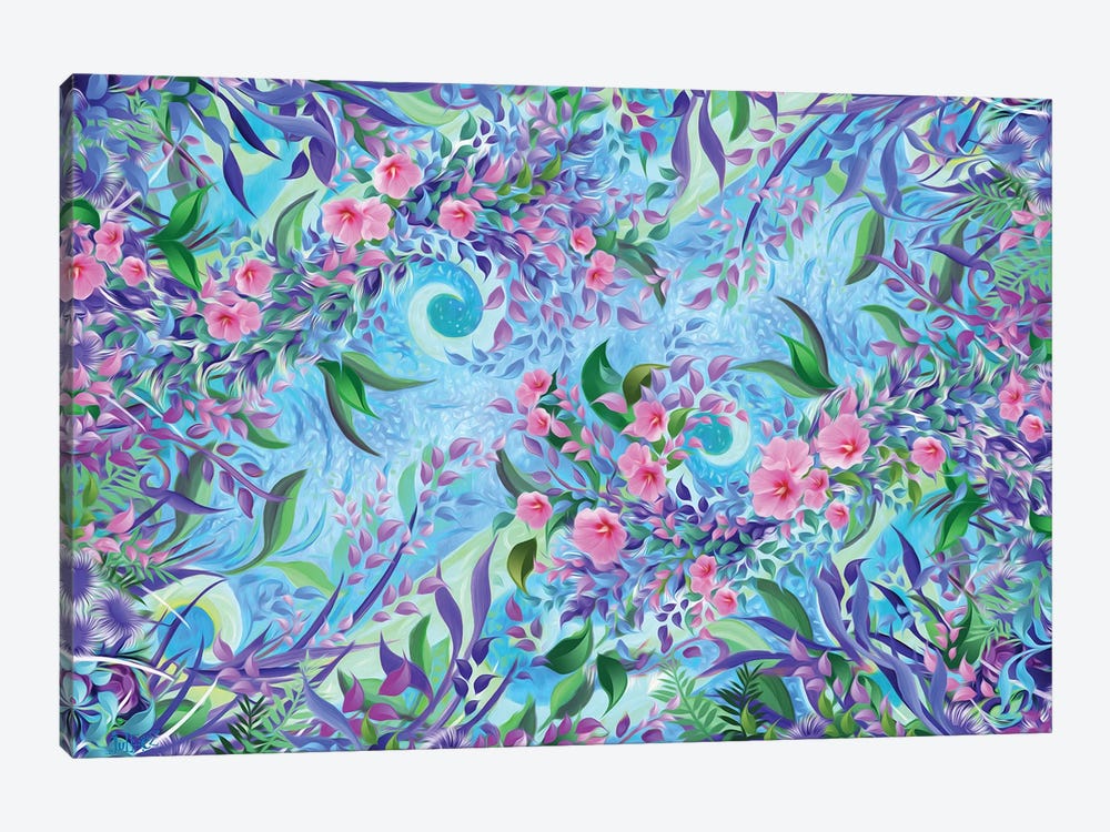 Lavender Flowers by Juleez 1-piece Canvas Art Print