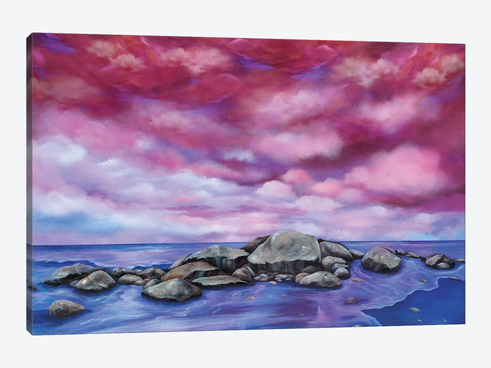 Ocean Blue 1-piece Canvas Print