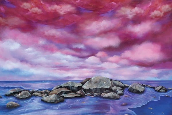 Rocky Beaches: Ocean Blue by Juleez