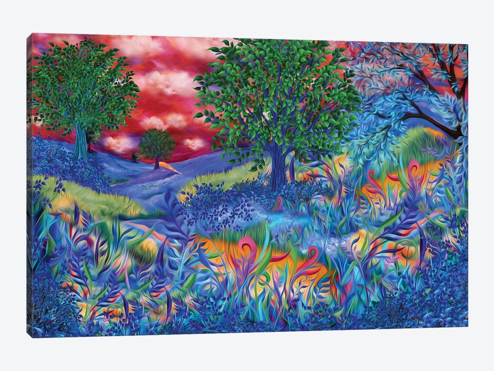 Sunset Fields by Juleez 1-piece Canvas Print