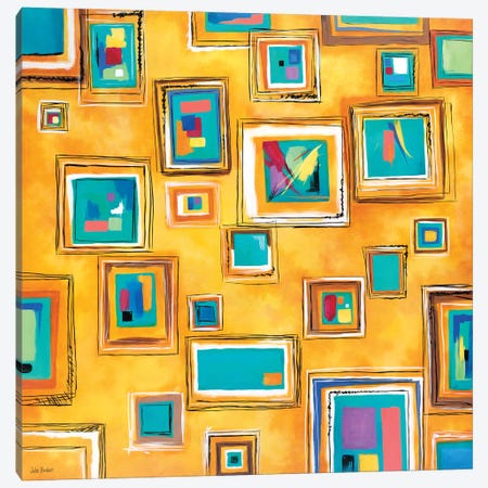 Squares On The Square Canvas Print #JLZ6} by Juleez Canvas Art Print