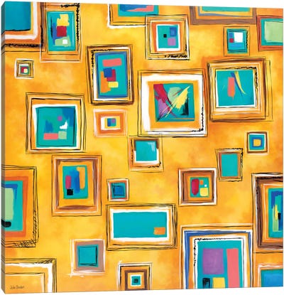 Squares On The Square Canvas Art Print - Juleez