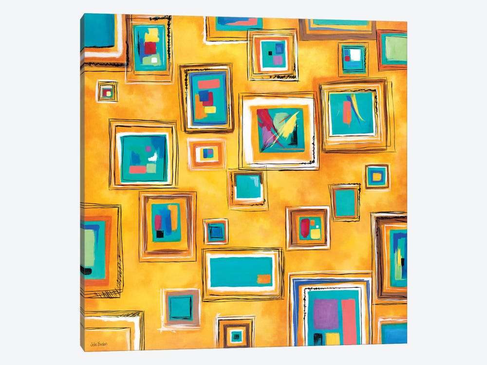 Squares On The Square by Juleez 1-piece Canvas Artwork