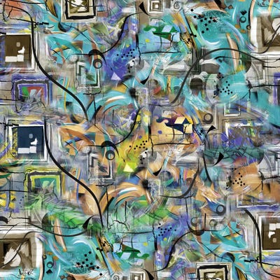 Chaos II by Juleez canvas print