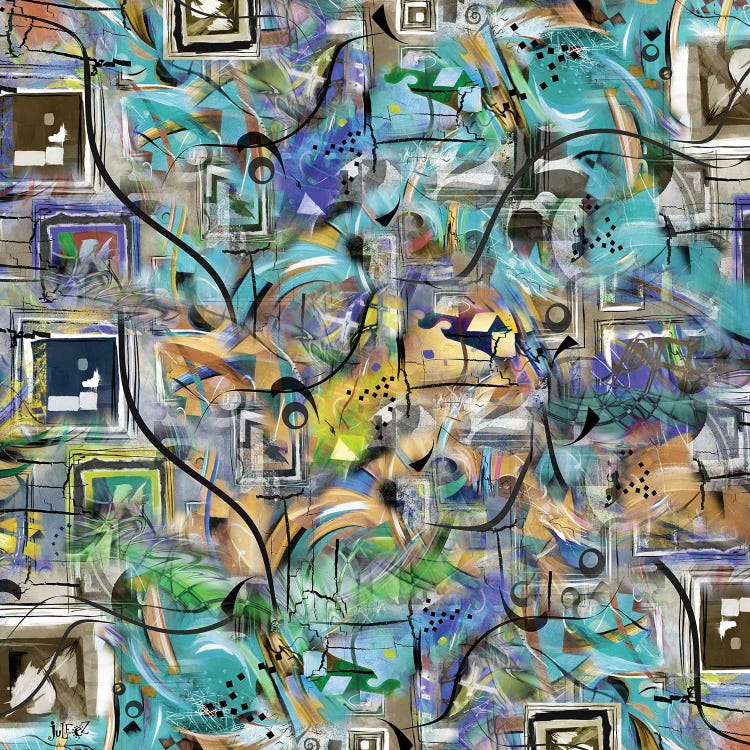 Chaos II by Juleez wall art
