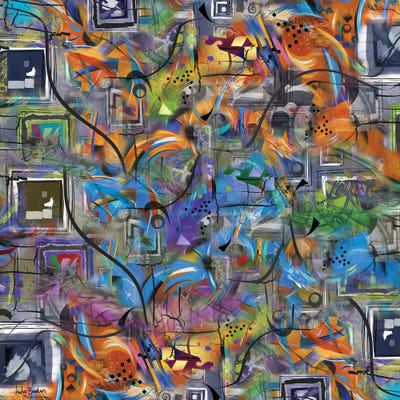 Chaos by Juleez canvas print