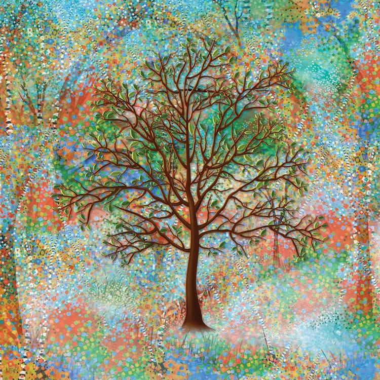 Spring Tree In The Park by Juleez wall art