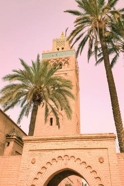 Julien McRoberts: Marrakech, Morocco. Koutoubia Mosque. Oldest Mosque In Marrakech From The 1100'S by Julien McRoberts