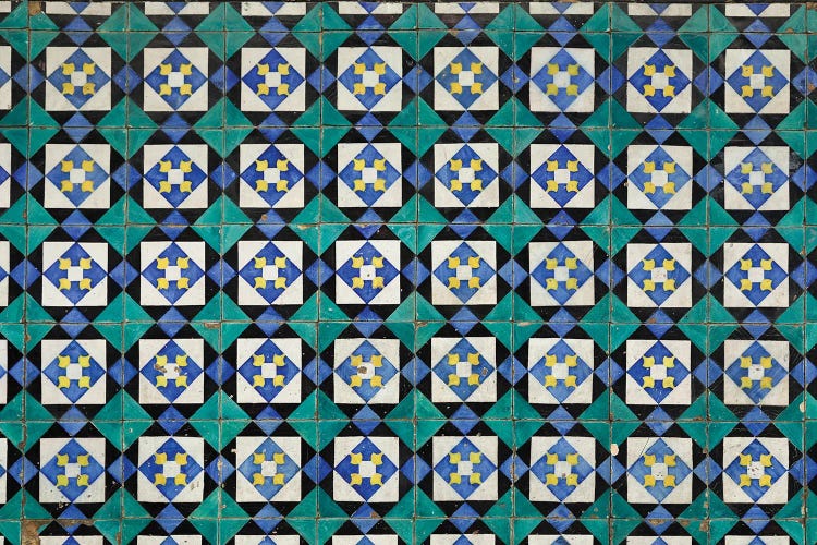 Lisbon, Portugal. Traditional Portuguese Azulejo Ceramic Tiles I by Julien McRoberts wall art