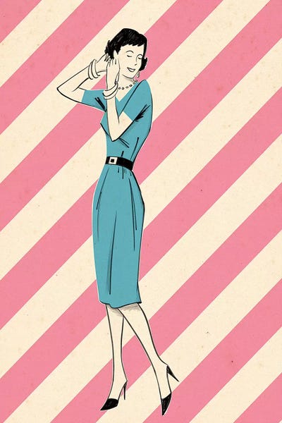 MCM Woman II by Joseph McDermott framed wall art