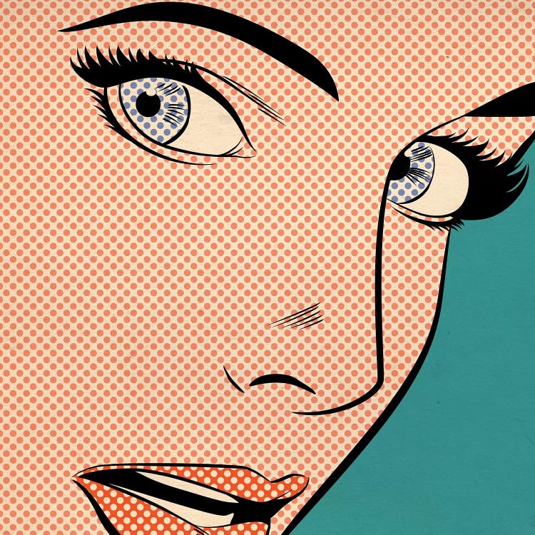 Popart Woman by Joseph McDermott wall art