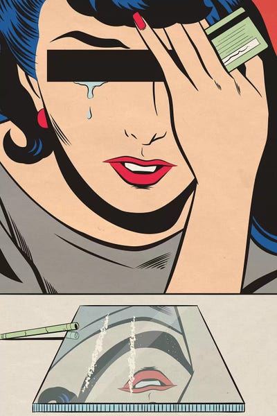 Similar To Roy Lichtenstein: Cocaine by Joseph McDermott