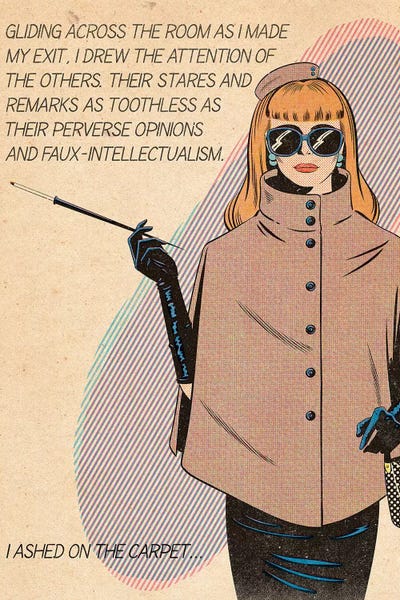 Woman Ashed by Joseph McDermott canvas print