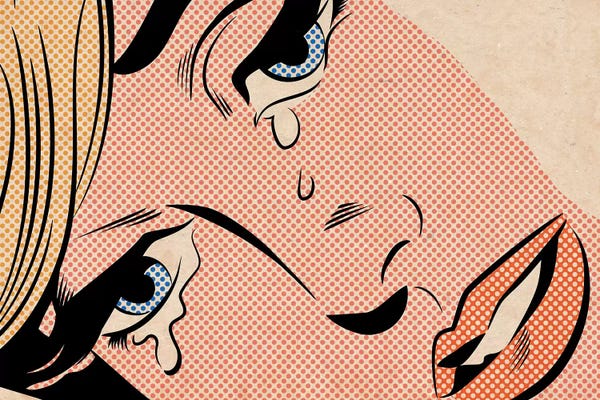 Similar To Roy Lichtenstein: Crying Woman III by Joseph McDermott
