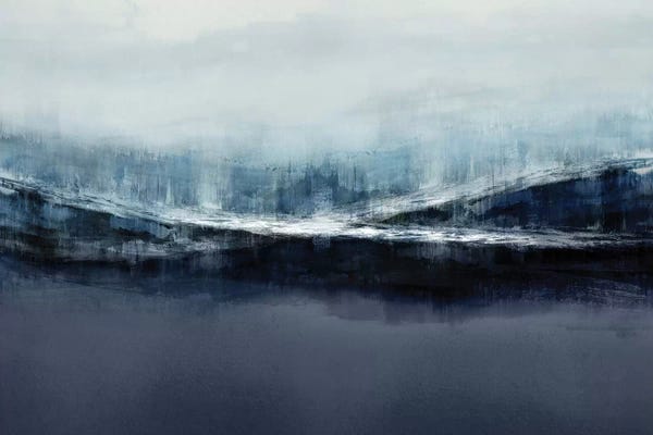 Linear Abstract: Ascending Blue by Jake Messina