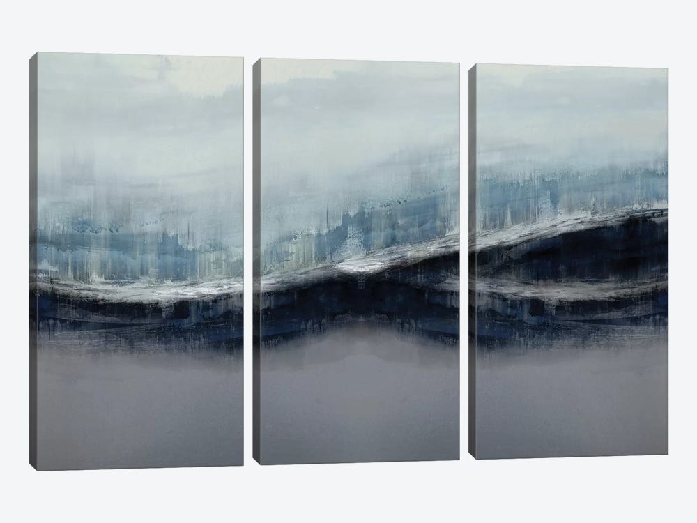 Ascending Gray by Jake Messina 3-piece Canvas Artwork