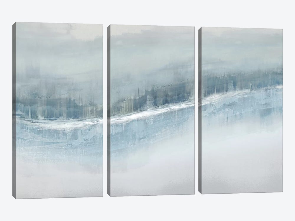 Flowing Aqua by Jake Messina 3-piece Canvas Art Print