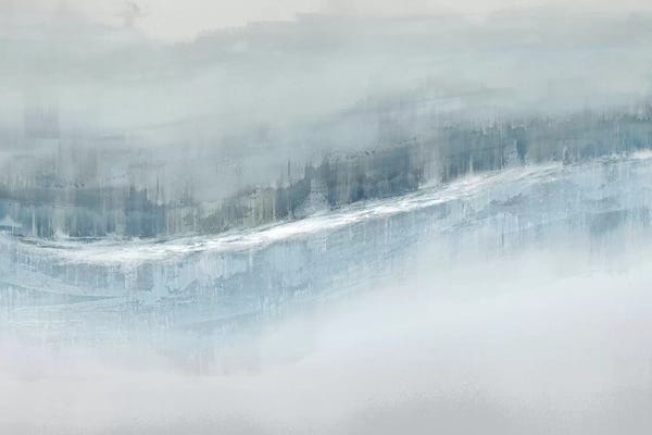 Linear Abstract: Flowing Aqua by Jake Messina