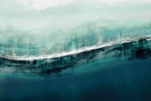 Linear Abstract: Flowing Cerulian by Jake Messina