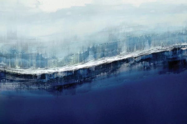 Linear Abstract: Flowing Indigo by Jake Messina