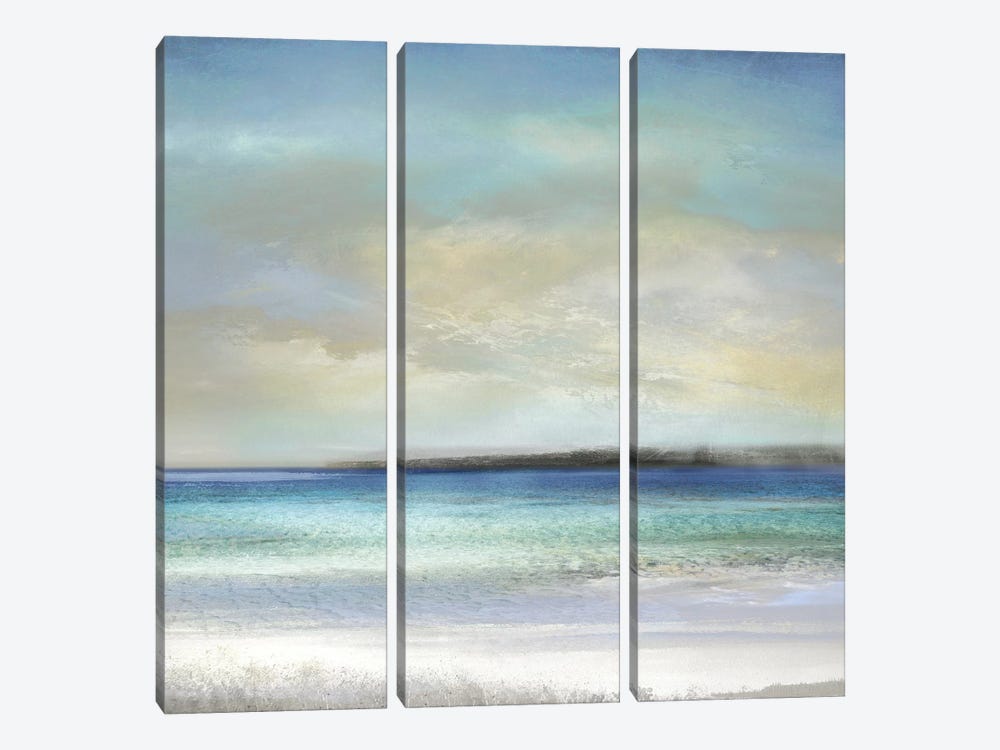 At The Shore by Jake Messina 3-piece Canvas Art
