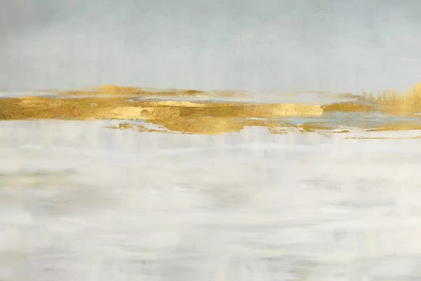Minimalist Paintings: Gold Horizon I by Jake Messina