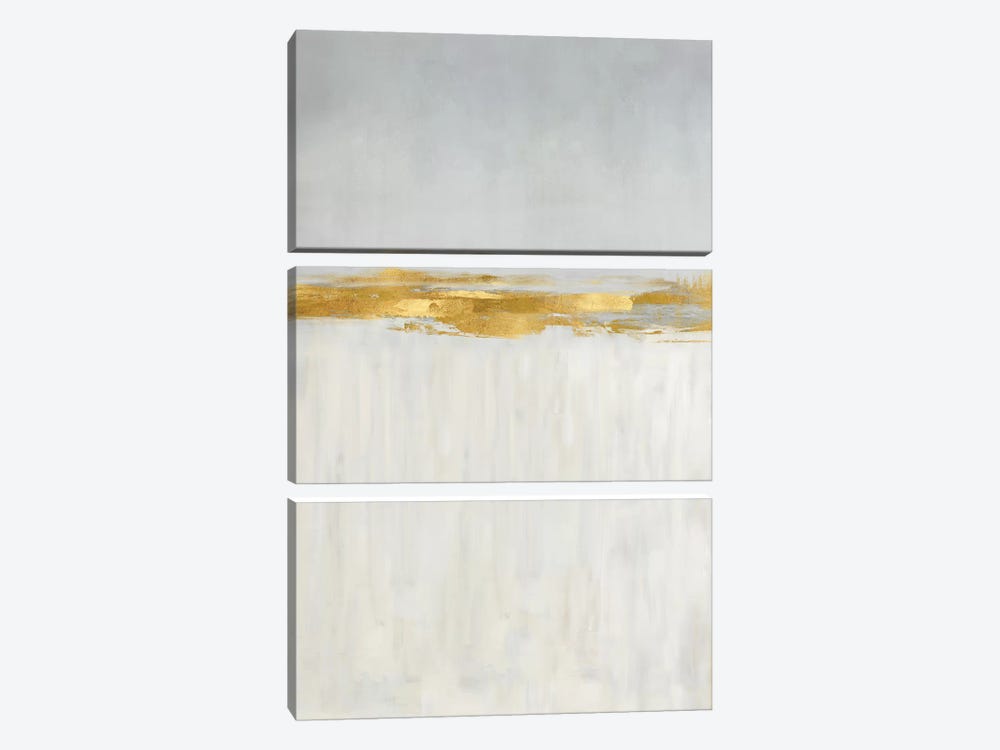 Linear Gold II by Jake Messina 3-piece Canvas Wall Art