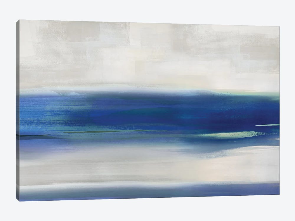 Blue Stroke by Jake Messina 1-piece Canvas Wall Art