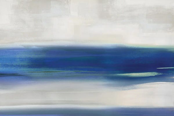 Linear Abstract: Blue Stroke by Jake Messina