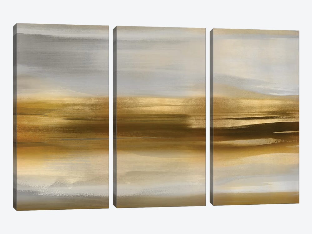 Gold Rush I by Jake Messina 3-piece Canvas Art Print