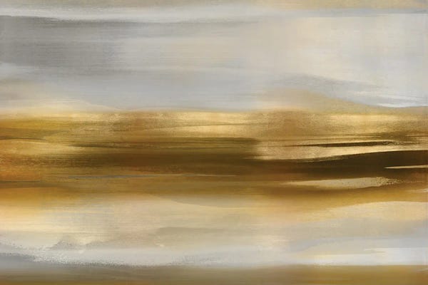 Gold Abstract Art: Gold Rush I by Jake Messina