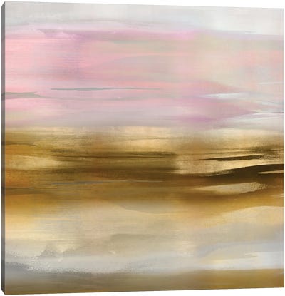 Gold Rush Pink Blush IIa Canvas Art Print