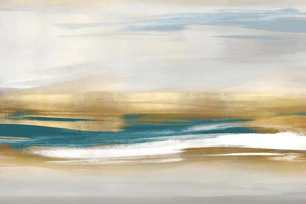 Gold: Gold Rush Teal I by Jake Messina