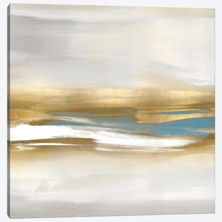 Highlight Gold And Teal II Canvas Print #JME83} by Jake Messina Canvas Art