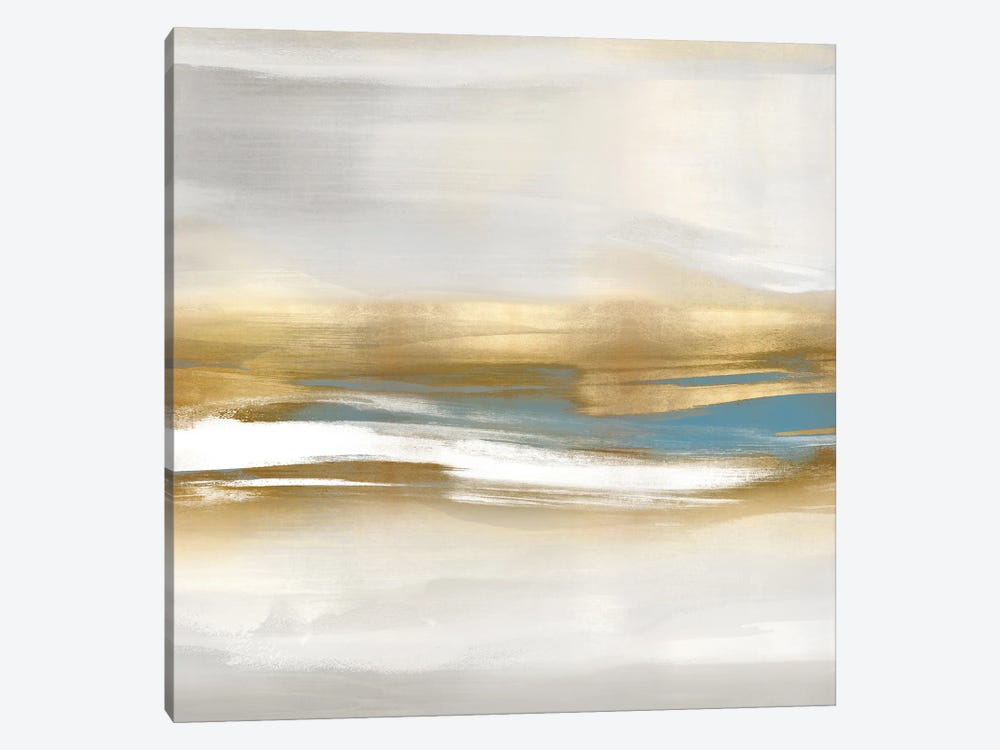 Highlight Gold And Teal II by Jake Messina 1-piece Art Print