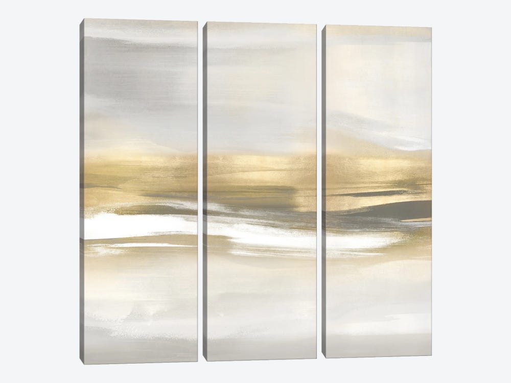 Highlight Gold II by Jake Messina 3-piece Canvas Art Print