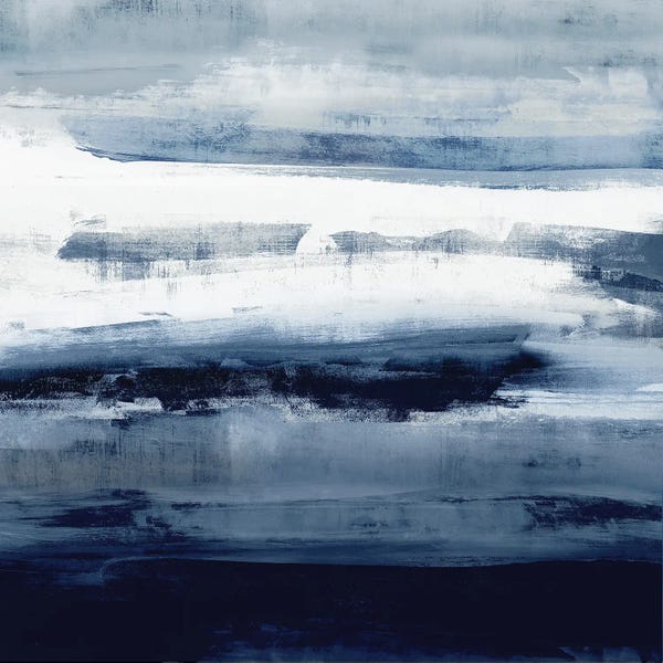 Coastal & Ocean Abstracts: Indigo Passage II by Jake Messina