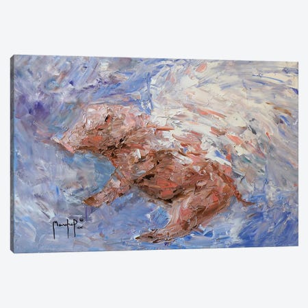 Heavenly Pig Canvas Print #JMF15} by Joseph Marshal Foster Canvas Print